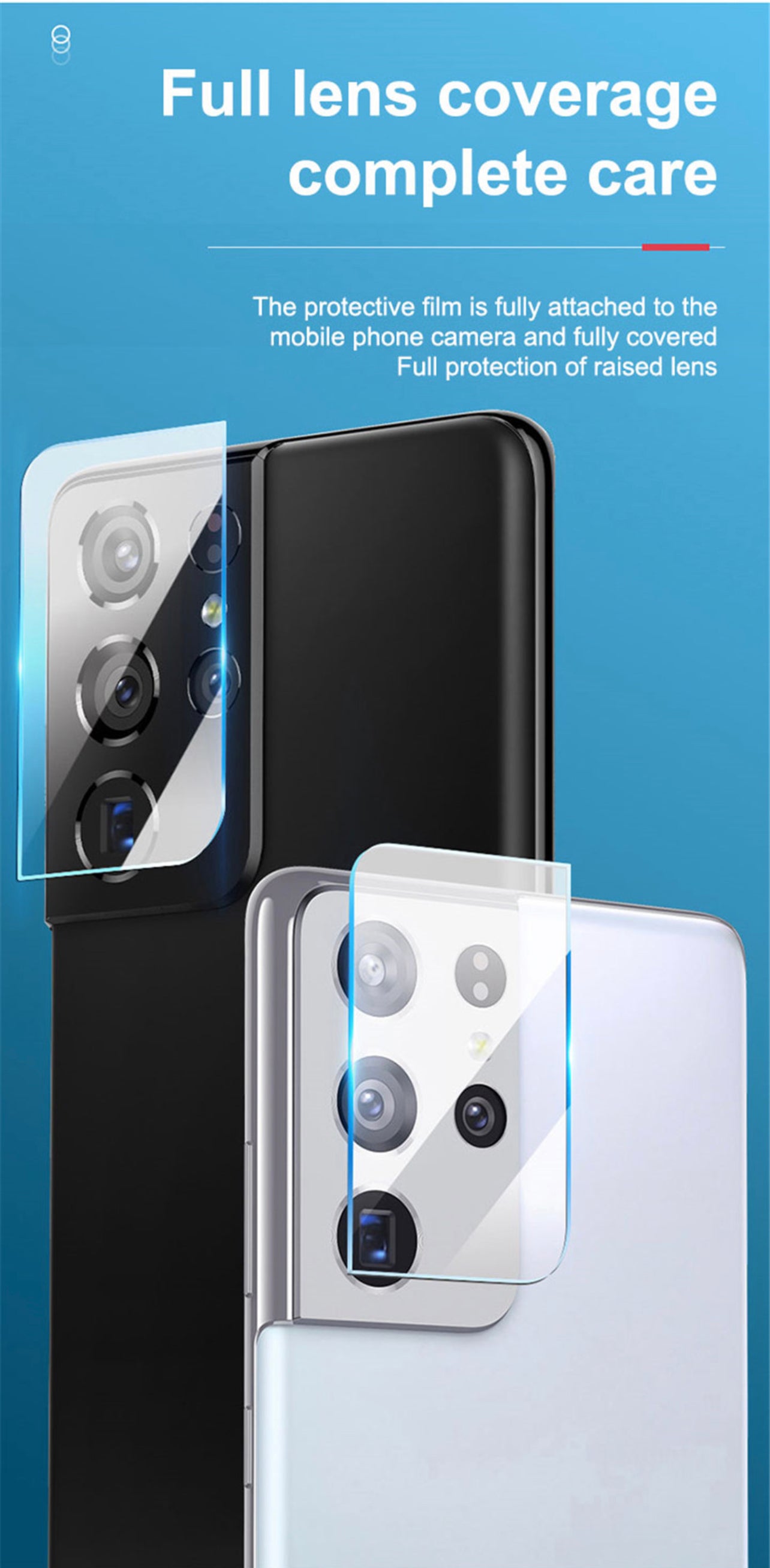 Yamizoo Branded Premium 9H Clear Camera Lens Protector- 1pc for Samsung Galaxy Series Yamizoo Branded Premium 9H Clear Camera Lens Protector- 1pc for Samsung Galaxy Series